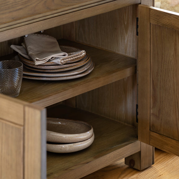 Hardwick 2 Door 1 Drawer Sideboard from SSS Home Needs - Dining room storage Ireland