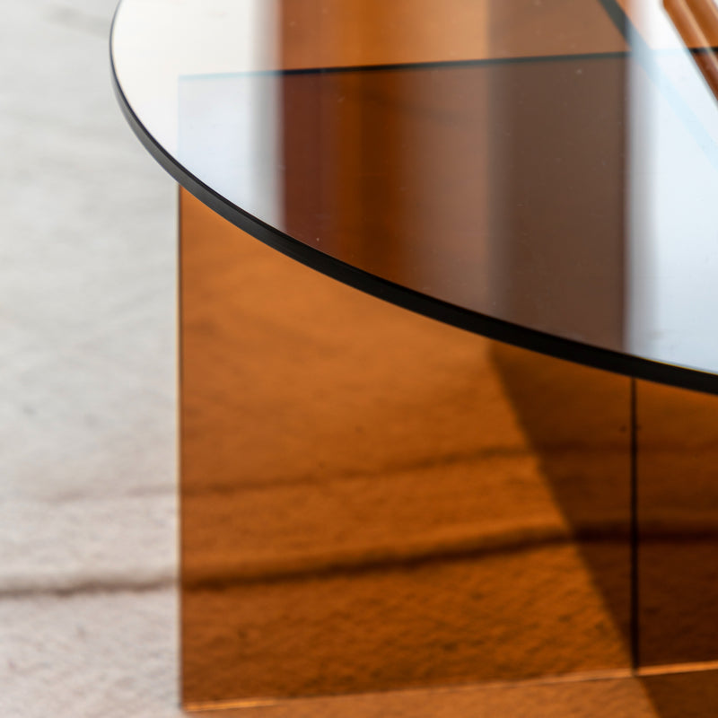 Parioli Glass Bronze Coffee Table from SSS Home Needs - Living room furniture Ireland