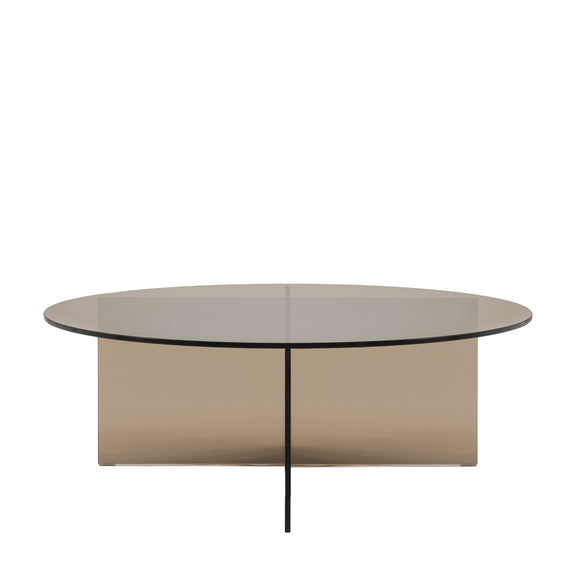 Parioli Glass Charcoal Coffee Table from SSS Home Needs - Living room furniture Ireland