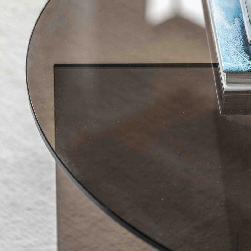 Parioli Glass Charcoal Coffee Table from SSS Home Needs - Living room furniture Ireland