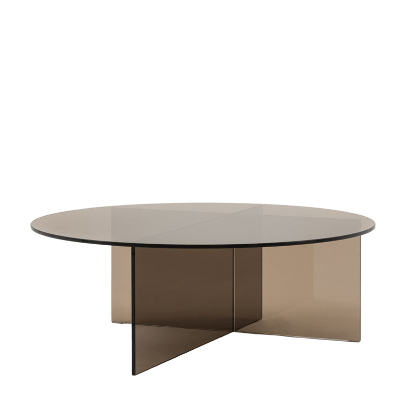 Parioli Glass Charcoal Coffee Table from SSS Home Needs - Living room furniture Ireland