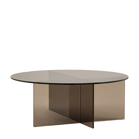 Parioli Glass Charcoal Coffee Table from SSS Home Needs - Living room furniture Ireland