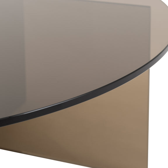 Parioli Glass Charcoal Coffee Table from SSS Home Needs - Living room furniture Ireland