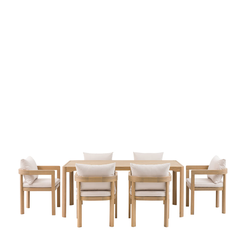 Madeira 6 Seater Dining Set from SSS Home Needs - Outdoor dining furniture Ireland
