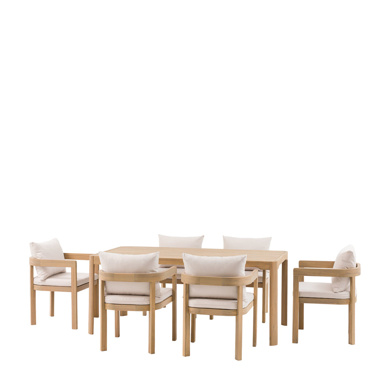 Madeira 6 Seater Dining Set from SSS Home Needs - Outdoor dining furniture Ireland