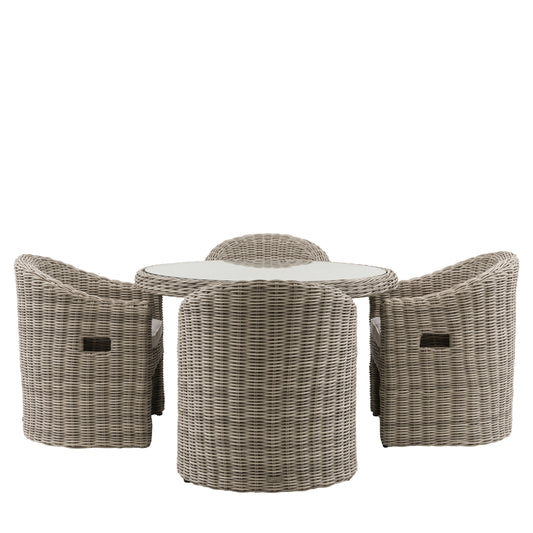 Ragusa 4 Seater Dining Set from Sessa Interiors - Outdoor dining furniture Ireland