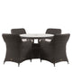 Ascot 4 Seater Round Dining Set from SSS Home Needs - Outdoor dining furniture Ireland