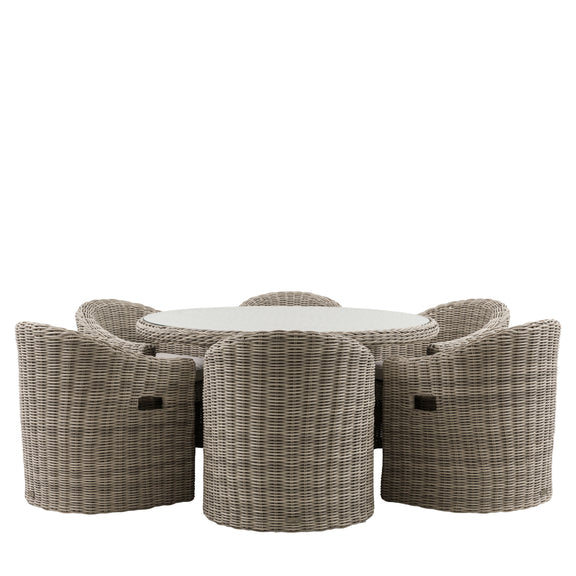 Ragusa 6 Seater Dining Set from SSS Home Needs - Outdoor dining furniture Ireland