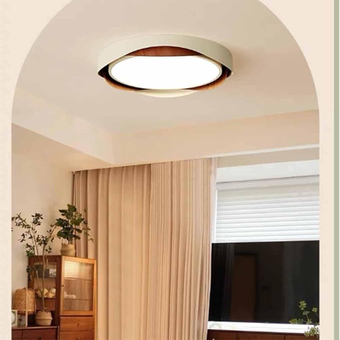 Wabi-Sabi Wood Grain LED Ceiling Light