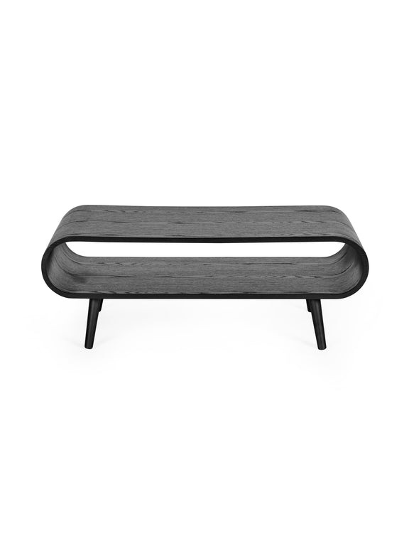 Apollo Black Ash 100cm Rectangular Coffee Table – alternate view