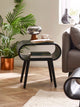 Apollo Black Ash 45cm Round Side Table – main view