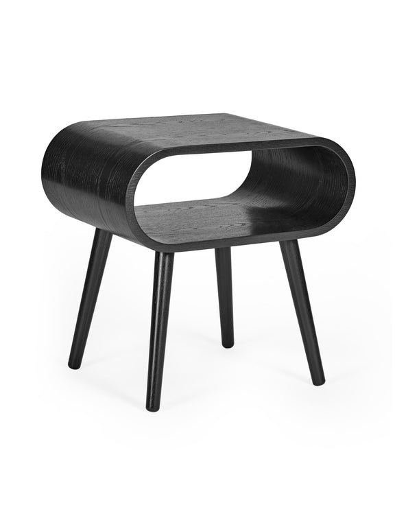 Apollo Black Ash 45cm Round Side Table – alternate view