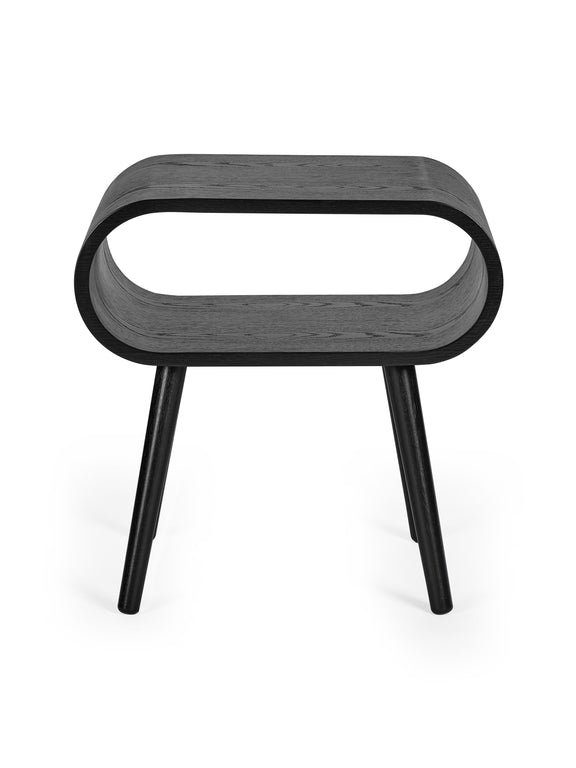 Apollo Black Ash 45cm Round Side Table – alternate view