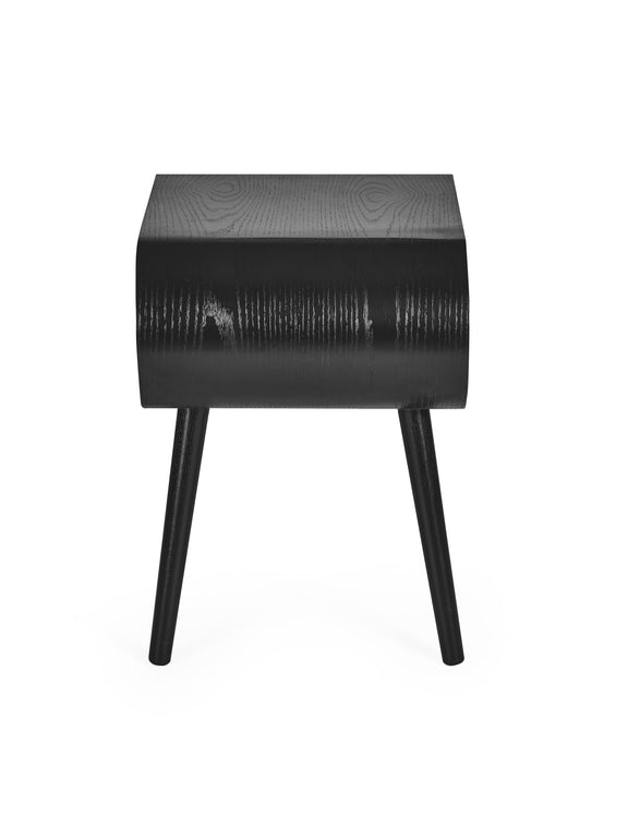 Apollo Black Ash 45cm Round Side Table – alternate view