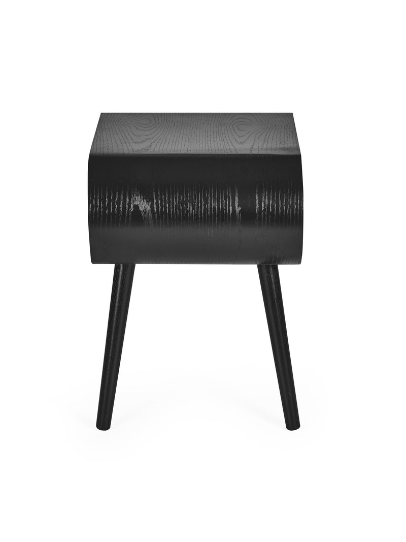 Apollo Black Ash 45cm Round Side Table – alternate view