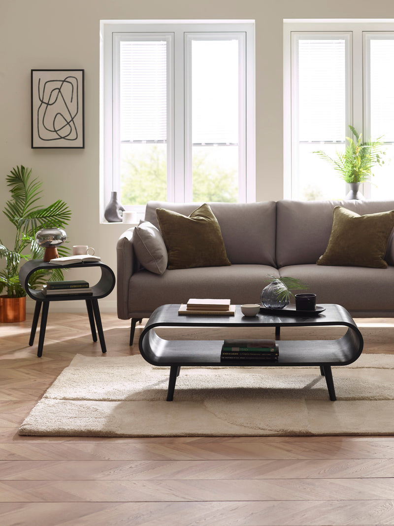 Apollo Black Ash 45cm Round Side Table – alternate view