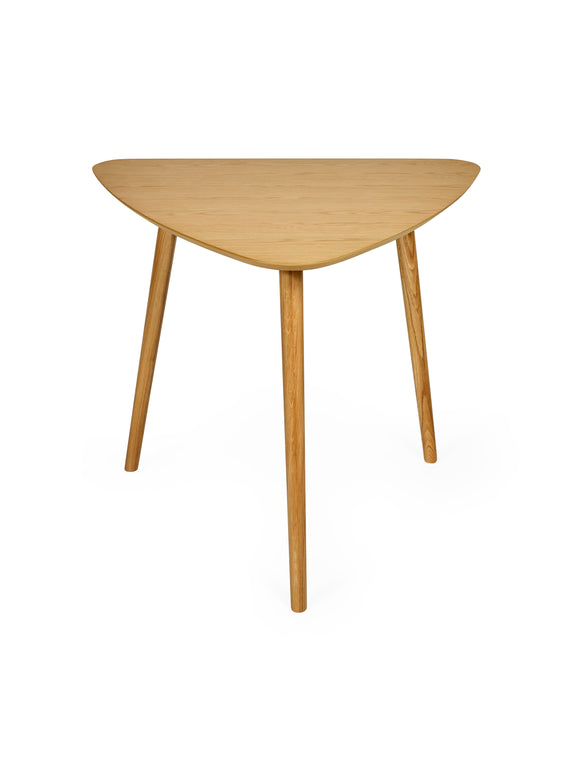 Athena Triangular 2–3 Seater Dining Table – Colour Options – Light Oak Effect – alternate view