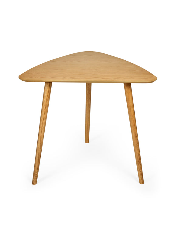 Athena Triangular 2–3 Seater Dining Table – Colour Options – Light Oak Effect – alternate view
