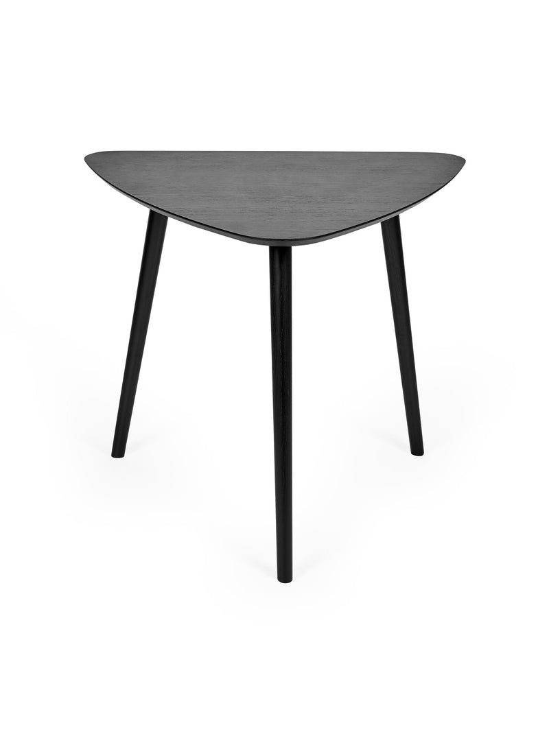 Athena Triangular 2–3 Seater Dining Table – Colour Options – Black Ash Effect – alternate view