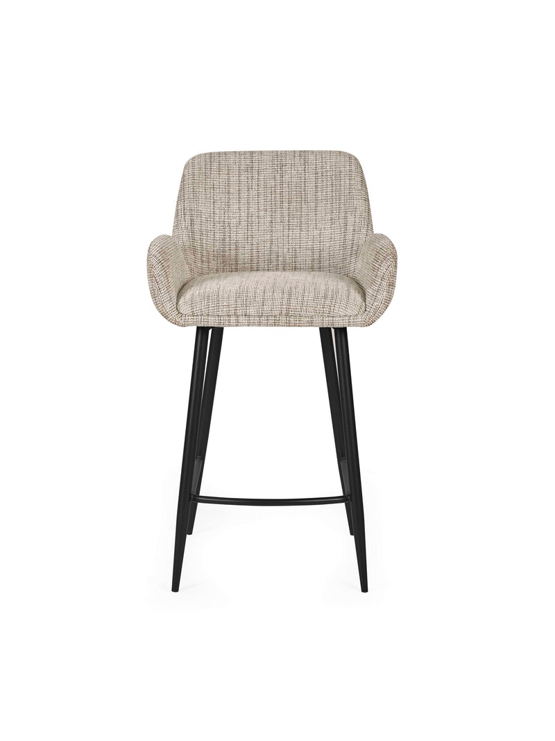 Barley Cookies & Cream Chenille Bar Stool – alternate view