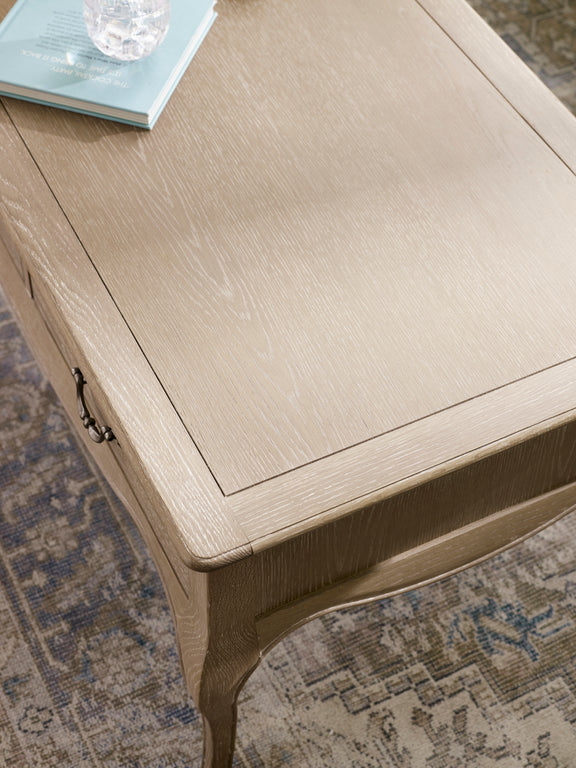 Camille French Style Rectangular Coffee Table – Limed Oak – alternate view