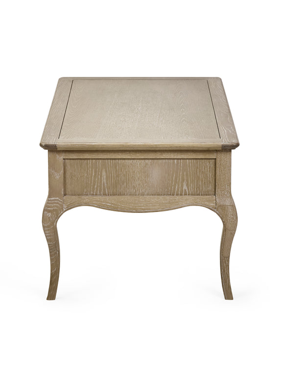 Camille French Style Rectangular Coffee Table – Limed Oak – alternate view