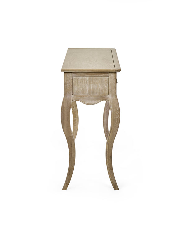Camille Console Table – Limed Oak – alternate view