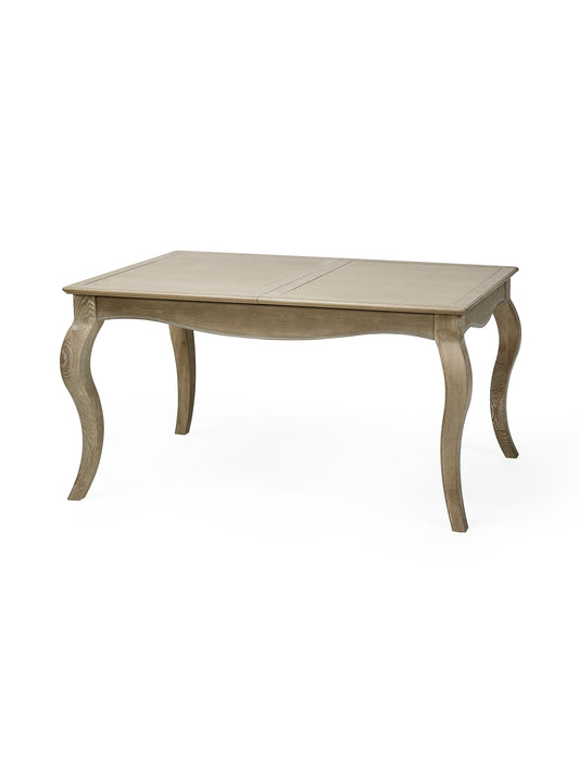 Camille French Style Rectangular 4–6 Seater Extending Dining Table – Limed Oak – alternate view