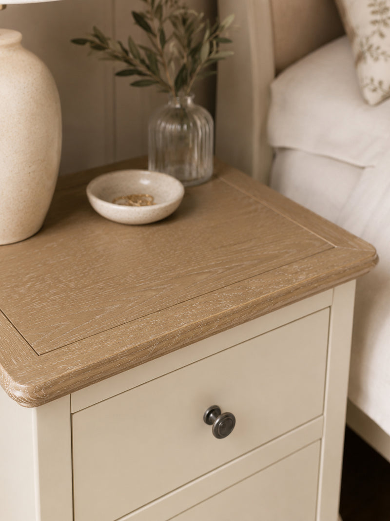 Camille bedside table close-up detail