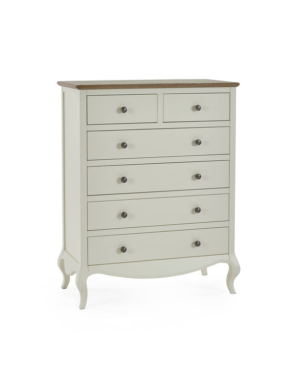 Camille 6 drawer chest detail