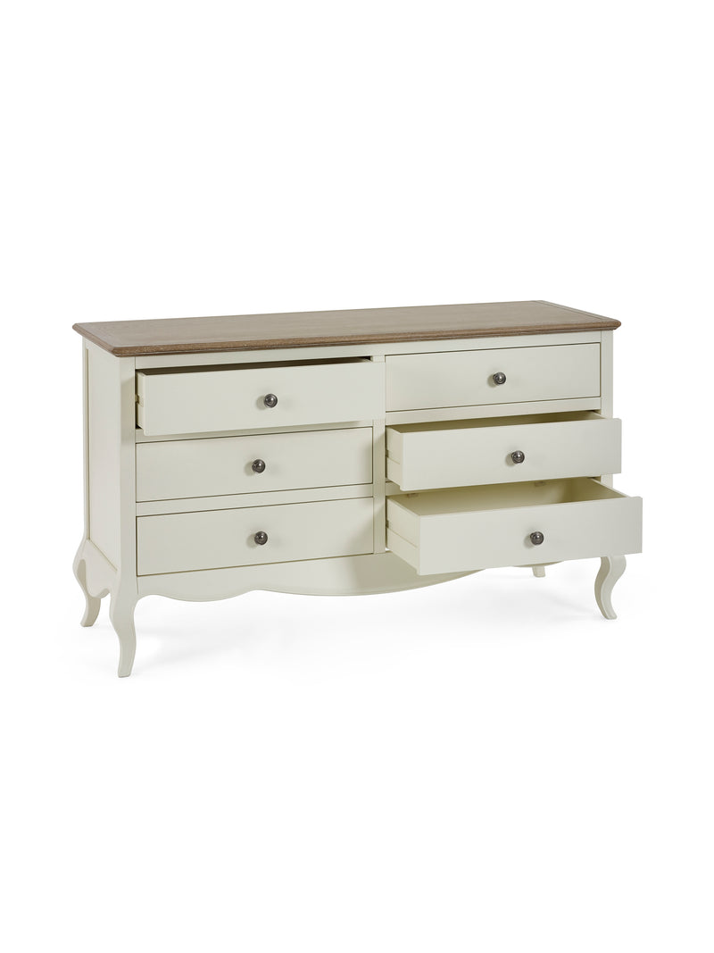 Camille wide chest drawer detail