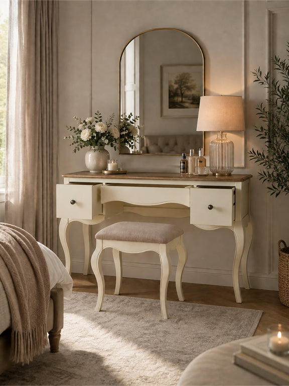 Camille dressing table and stool alternate view