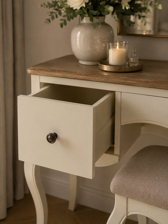 Camille dressing table close-up