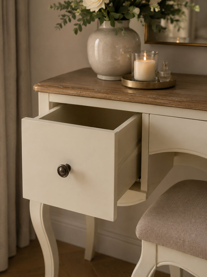 Camille dressing table close-up