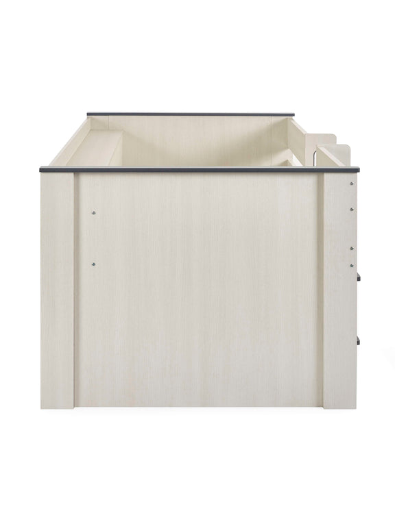 Celeste Nordic Wood Midsleeper Bed with 4 Drawers – alternate view
