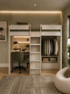 Celeste Nordic Wood Highsleeper Bed with Desk & Wardrobe – front view