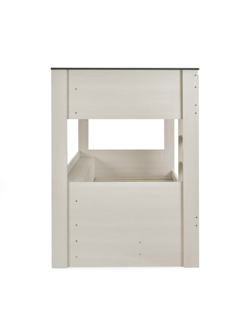 Celeste Nordic Wood Bunk Bed with 2 Drawers – alternate view