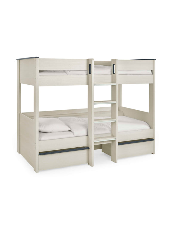 Celeste Nordic Wood Bunk Bed with 2 Drawers – alternate view
