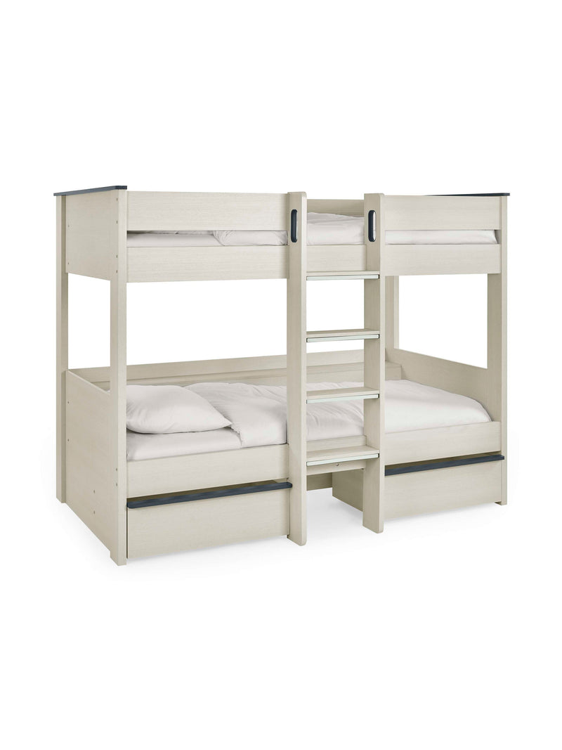 Celeste Nordic Wood Bunk Bed with 2 Drawers – alternate view