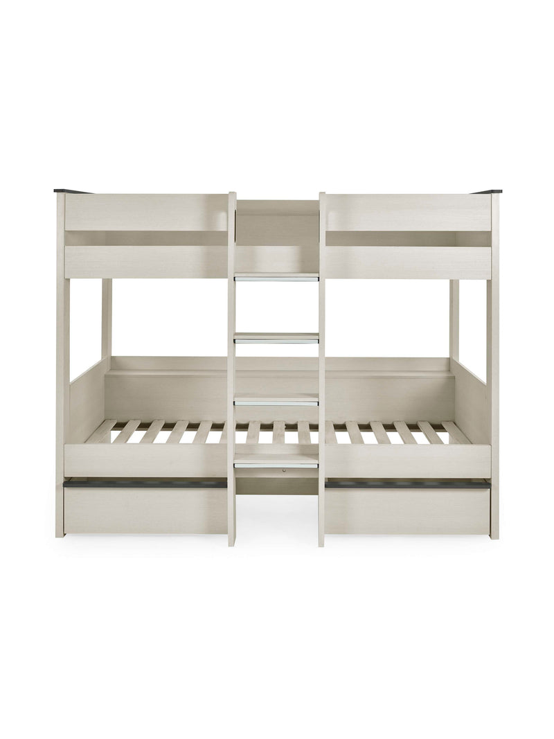 Celeste Nordic Wood Bunk Bed with 2 Drawers – alternate view