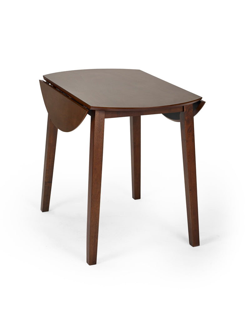 Coast Round 2–4 Seater Drop Leaf Dining Table – Colour Options – Walnut Effect – alternate view