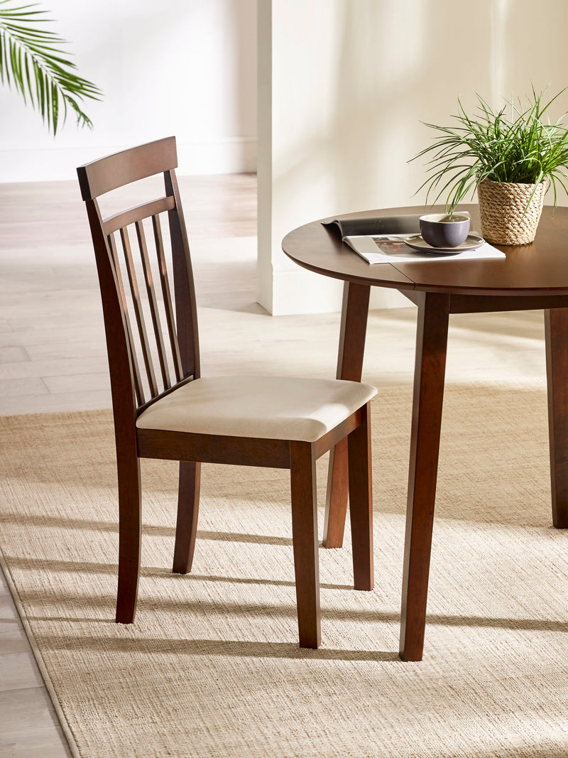 Coast Dining Chair (Set of 2) – Colour Options – Walnut Effect – main view