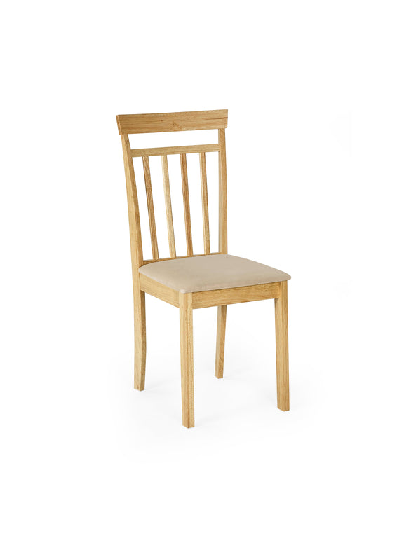 Coast Dining Chair (Set of 2) – Colour Options – Natural Oak Effect – alternate view