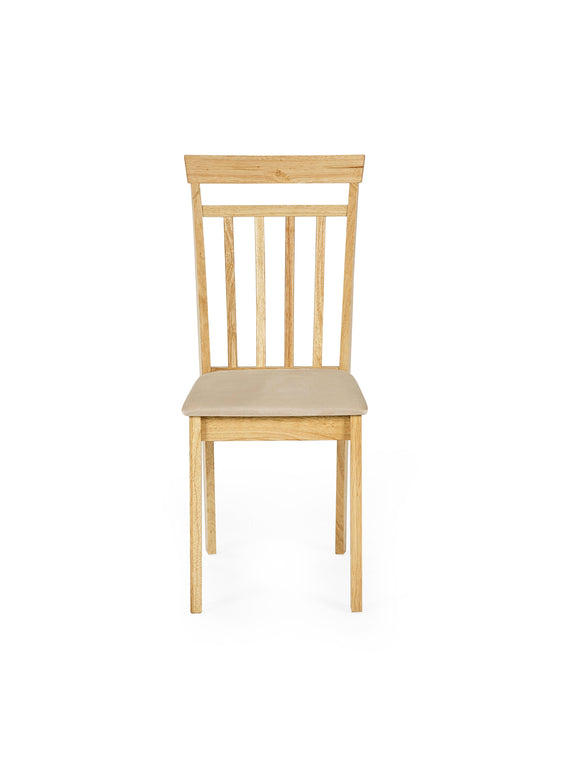 Coast Dining Chair (Set of 2) – Colour Options – Natural Oak Effect – alternate view