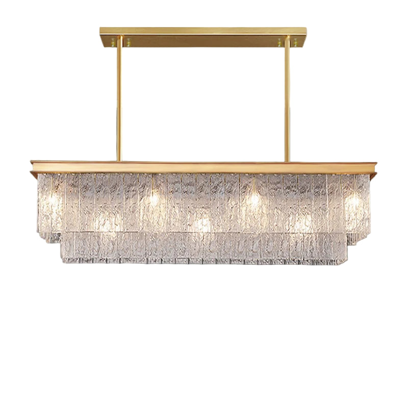Luxury gold chandelier for kitchen island lighting