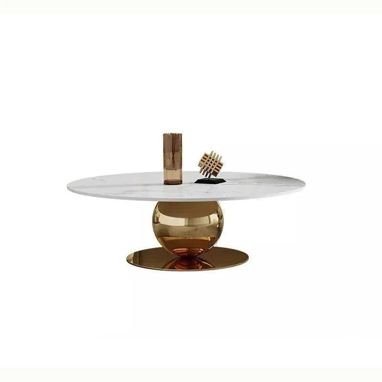 Custom Made Modern Style Indoor Living Room Furniture Center Table Set Stainless Steel Big Coffee Table – alternate view 4