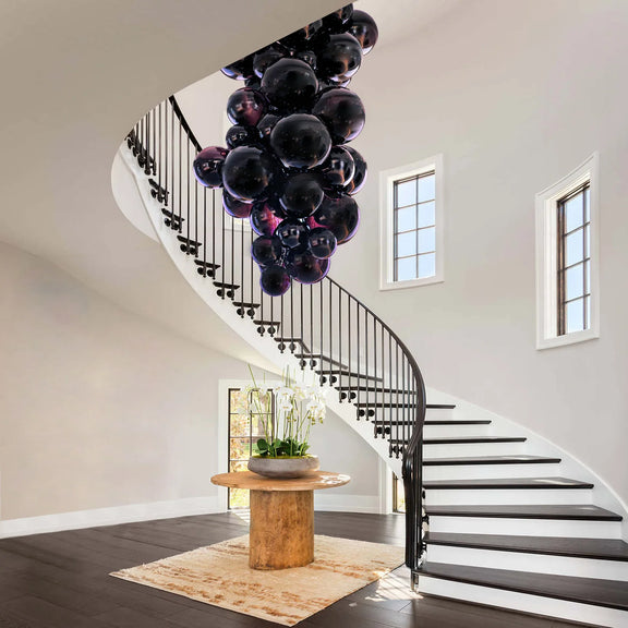 LED cluster pendant light in luxury decorative design