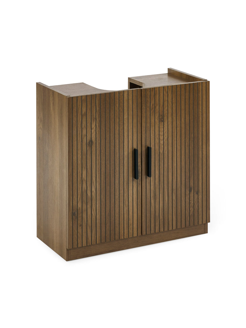 Hampshire Walnut Effect Under Sink Bathroom Storage Unit – alternate view