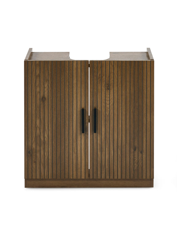 Hampshire Walnut Effect Under Sink Bathroom Storage Unit – alternate view