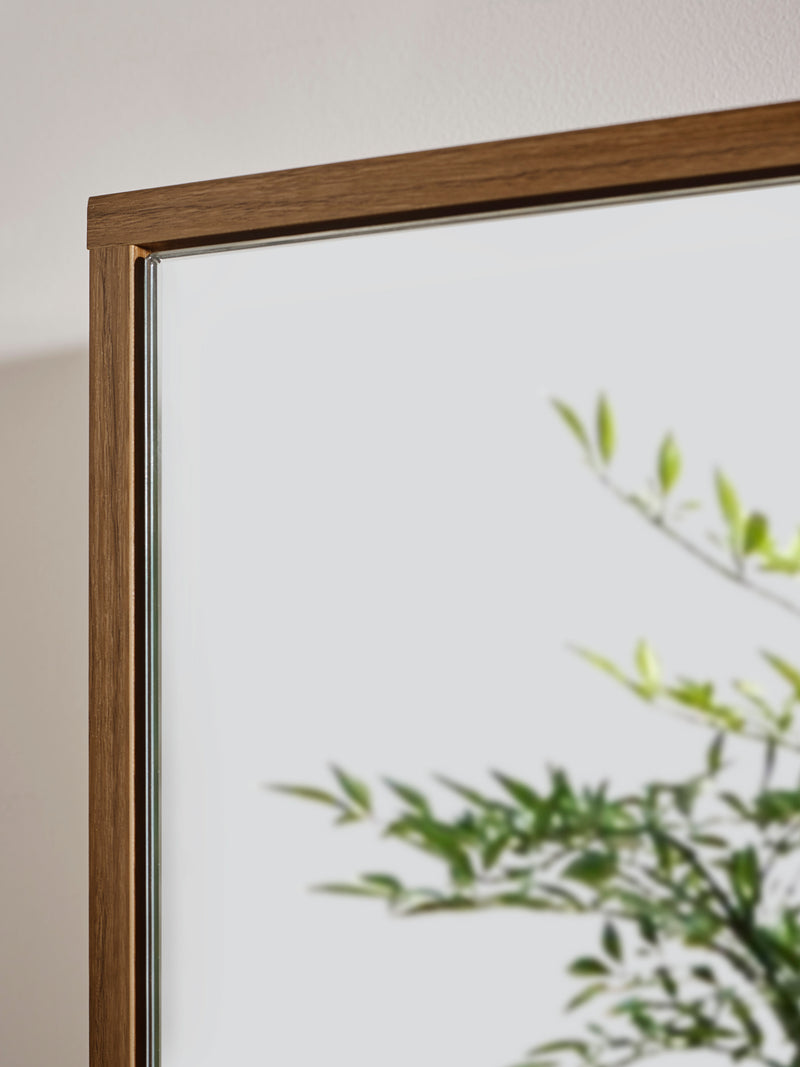 Hampshire Walnut Effect Mirrored Bathroom Wall Cabinet – alternate view